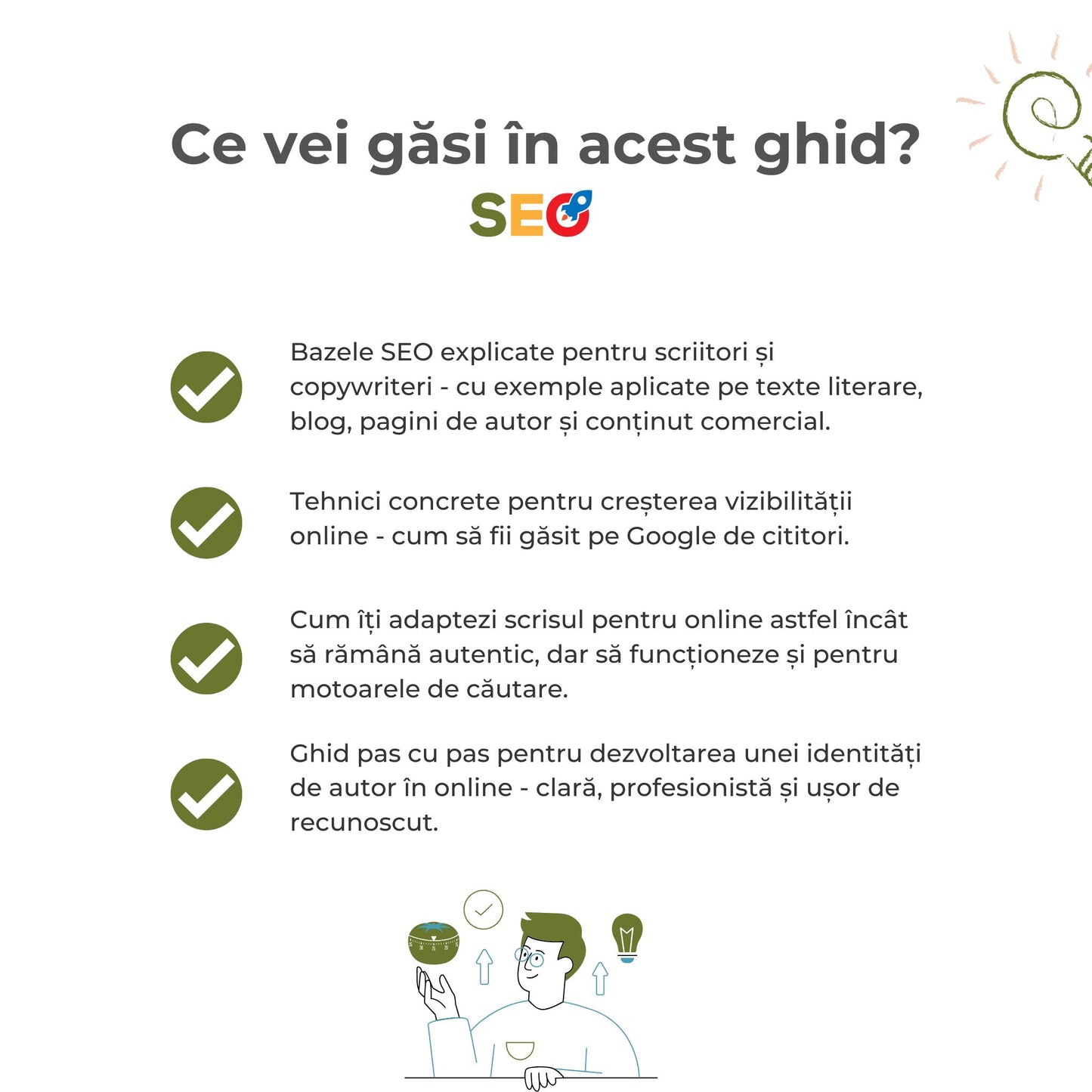 eBook SEO - ghidul practic de SEO pentru cei care scriu conținut online.
