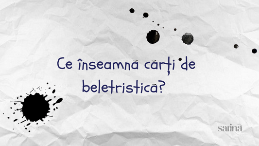 Ce înseamnă cărți de beletristică?