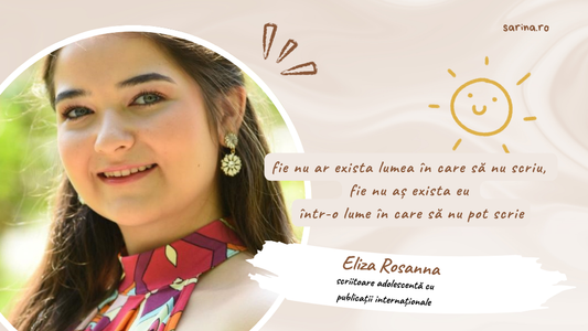 Eliza, autoarea de 15 ani care publică deja în reviste din România și din străinătate