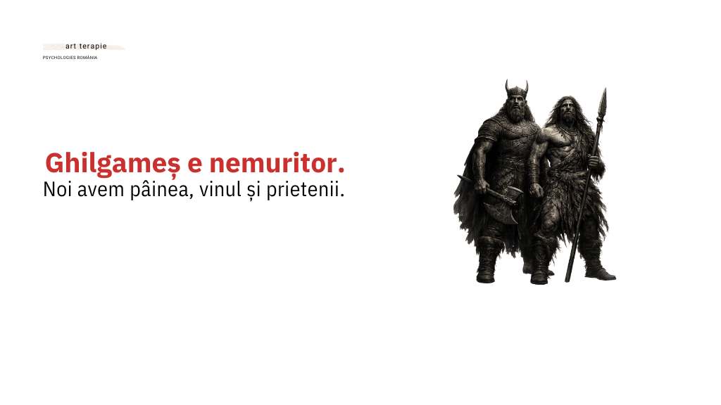 Ghilgameș e nemuritor. Noi avem pâinea, vinul și prietenii